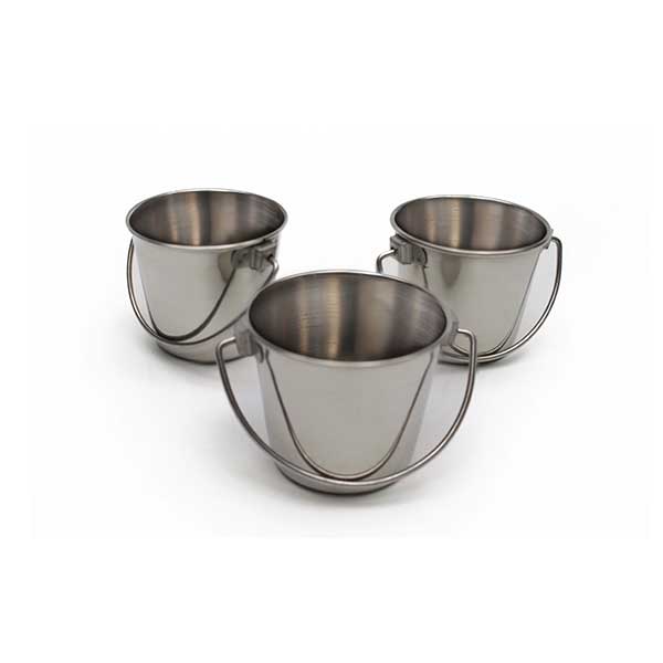 Stainless Steel Round Buckets